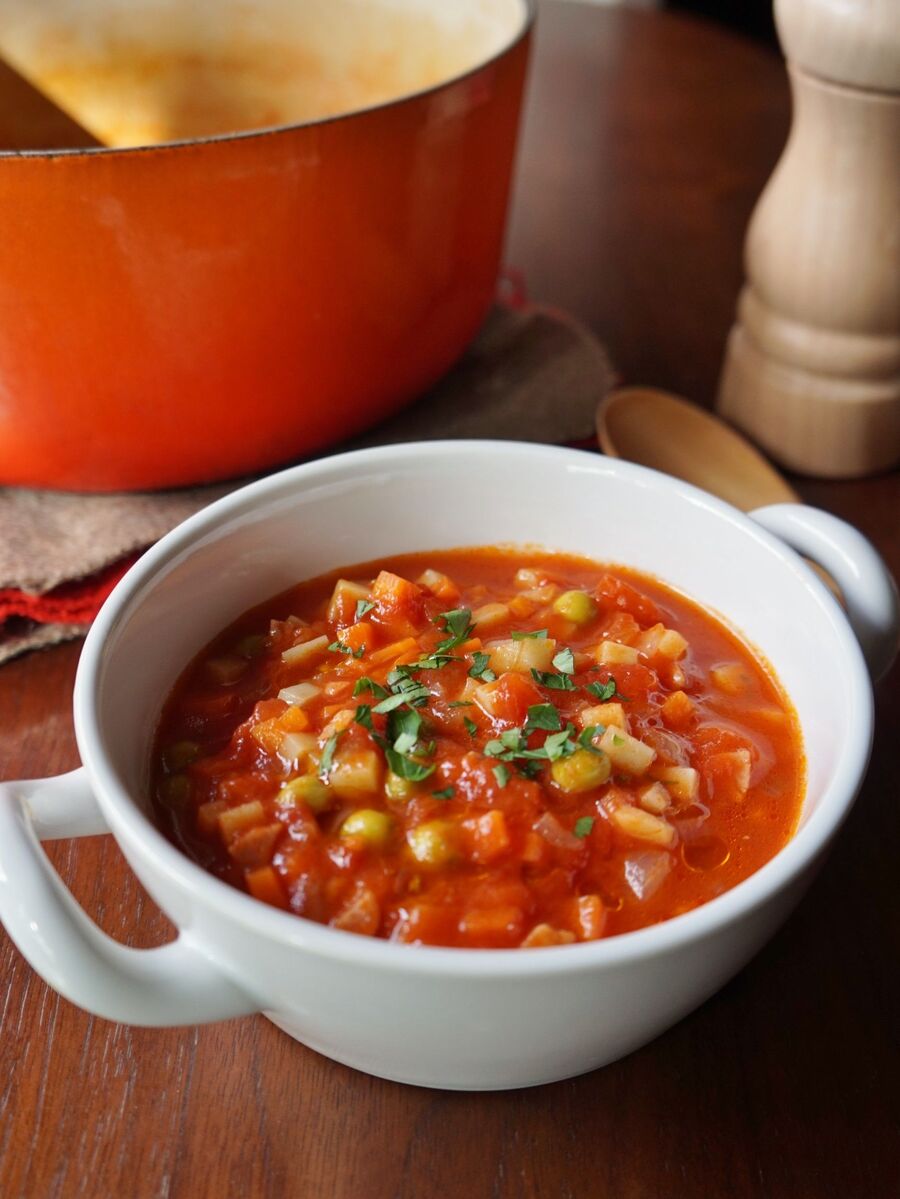 リコピン効果で風邪予防 あったかミネストローネ 暮らしニスタ
