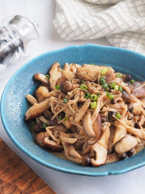 超ヘルシー きのこのバターポン酢マリネ ヘルシー 作り置き 暮らしニスタ