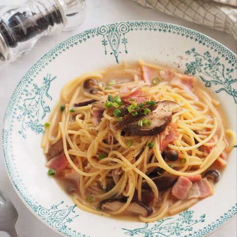 ワンパンきのこの和風パスタ 時短 簡単 ランチ 暮らしニスタ ワンパンきのこの和風パスタ 時短 簡単 ランチ 暮らしニスタ