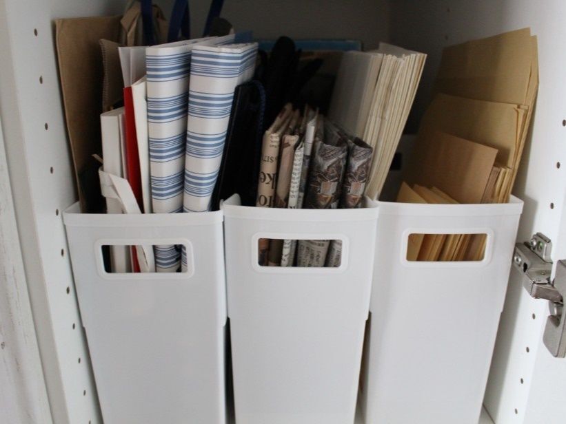 リビング収納をセリアの ファイルボックス ですっきりお片づけ 暮らしニスタ