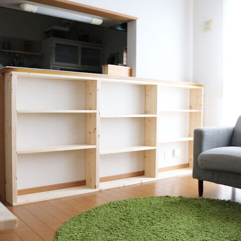 カウンター下をストック収納にdiy 暮らしニスタ