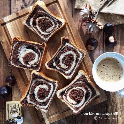 チョコマーブル角食パン 暮らしニスタ