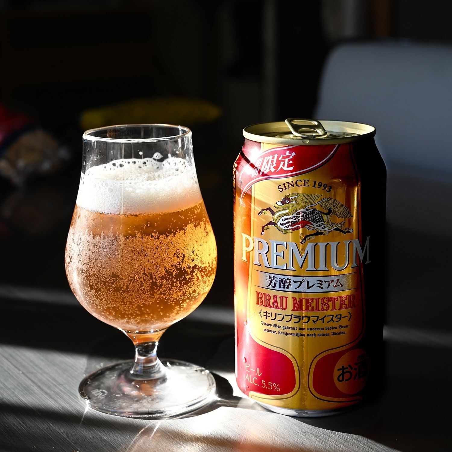 あわせたドリンクは「ビール」