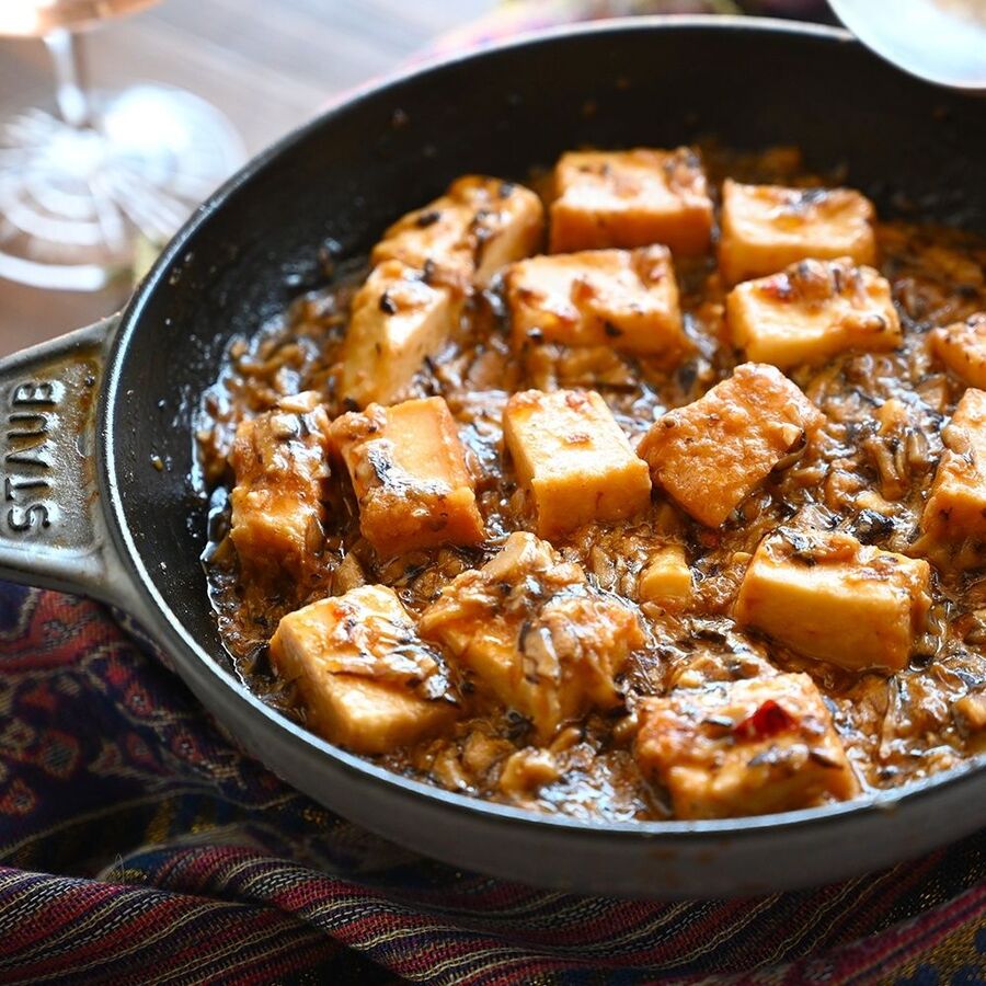 定番食材 肉なし 麻婆豆腐 しいたけと厚揚げ 簡単 ヘルシー 暮らしニスタ