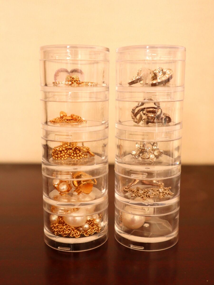 見て楽しむ 5段重ねアクリルケースのアクセサリー収納 暮らしニスタ 見て楽しむ 5段重ねアクリルケースのアクセサリー収納 暮らしニスタ
