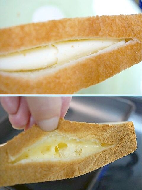 フライパンで簡単 食パン1枚で作る 卵とチーズのホットサンド 暮らしニスタ