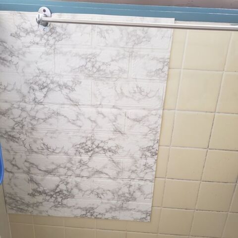 ダイソーnew のクッションシートで悩み解決 脱衣場の壁面をリメイク 暮らしニスタ ダイソーnew のクッションシートで悩み解決 脱衣場の壁面をリメイク 暮らしニスタ