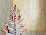 カンタン♪ときめきハンドメイド♪   　 **ウッドクリップな小枝のペーパーツリー**