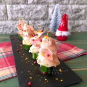 【クリスマスにオススメ】風邪予防に☆大根と生ハムみかんのツリーマリネ