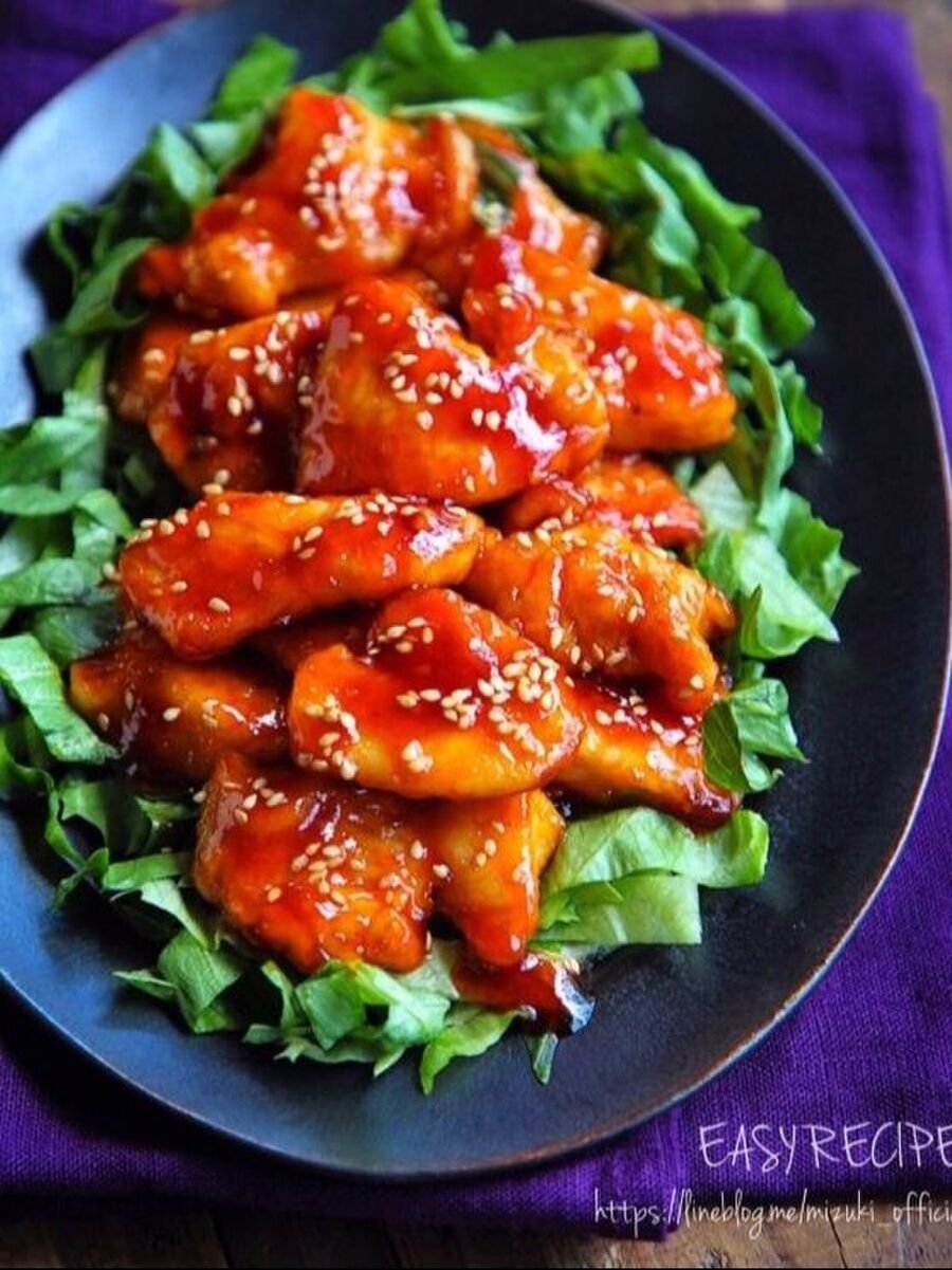 鶏むね肉de超簡単 韓国風甘辛チキン 時短 節約 コスパ レシピ 暮らしニスタ