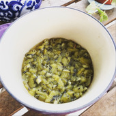 グリーンのままでいて♪キウイのジャム