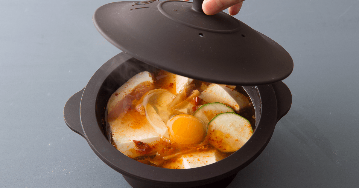 付録の レンチン小鍋 でお正月太り対策を レンジで作れるひとり鍋 レシピが使える 暮らしニスタ