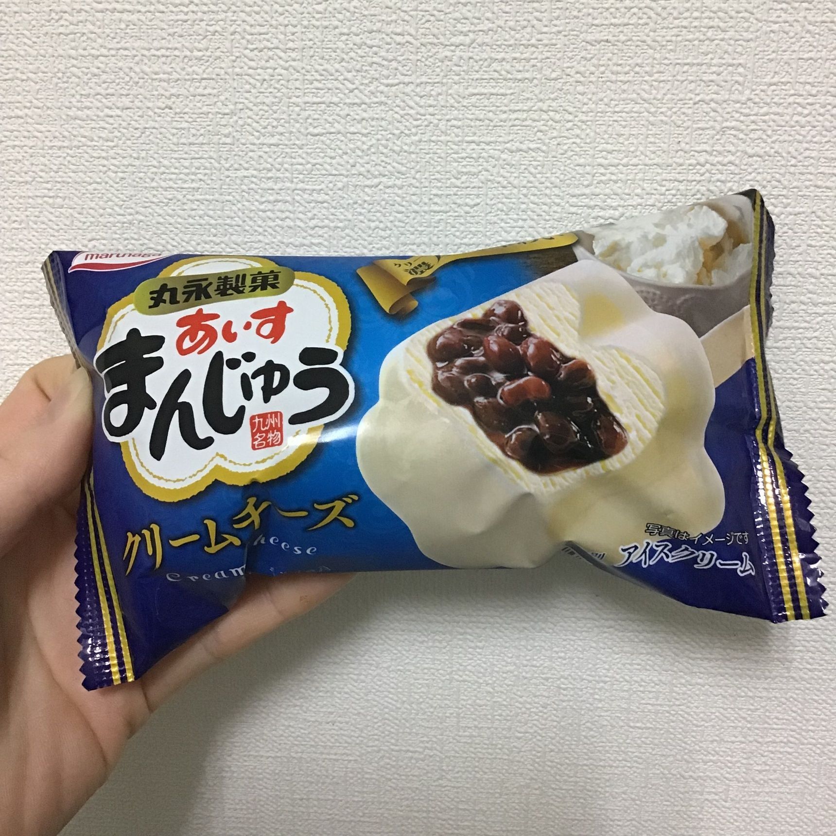 クリームチーズ味のあいすまんじゅう！