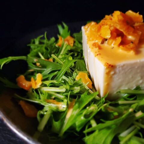 サラダ 水菜 豆腐 水菜とハムのさっぱりマヨサラダのレシピ/作り方：白ごはん.com