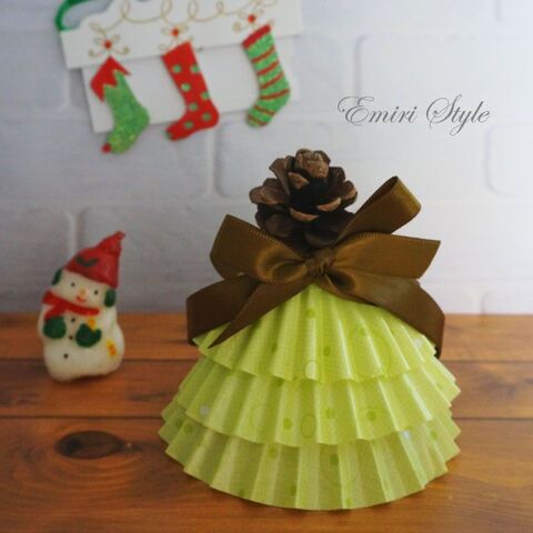お弁当カップツリー 作り方 飾り方 おかずカップで簡単クリスマスツリー 暮らしニスタ