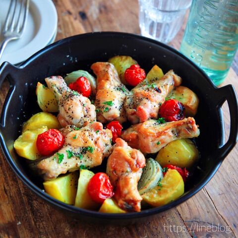 手羽と野菜のオーブン焼き 暮らしニスタ