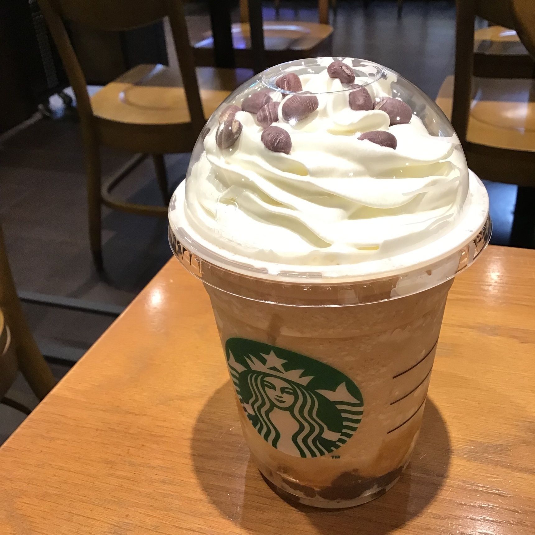 あずきときなことわらびもちの和のフラペチーノが登場！