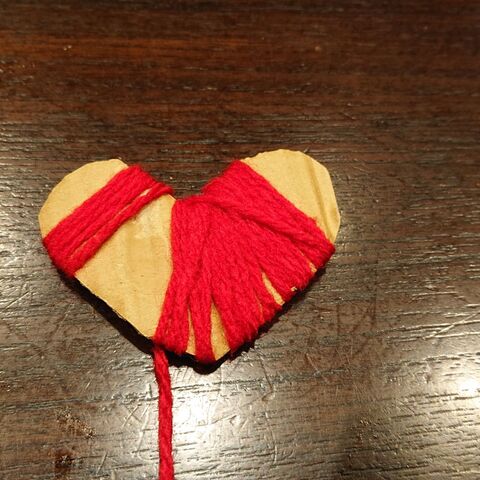 毛糸であったかハートツリー 暮らしニスタ