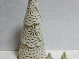 セリアのコースターで作るクリスマスツリー