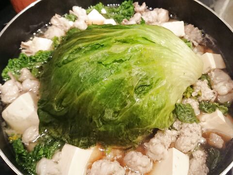 丸ごとレタス鍋 暮らしニスタ