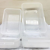 100均で遂に登場！ザル付き保存容器