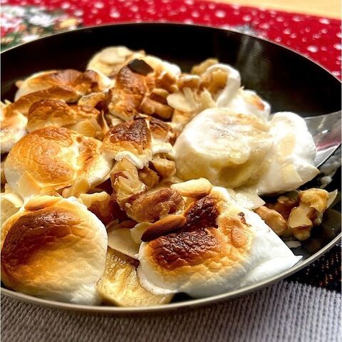 魚焼きグリルで 焼きマシュマロバナナ 暮らしニスタ 魚焼きグリルで 焼きマシュマロバナナ 暮らしニスタ