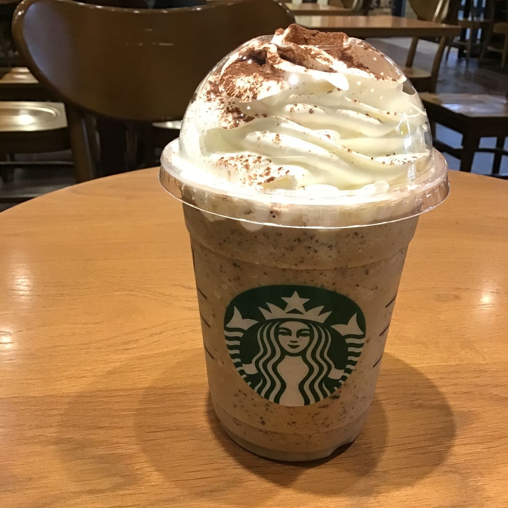 スタバ新作チョコレートwithミルクティーフラペチーノ！