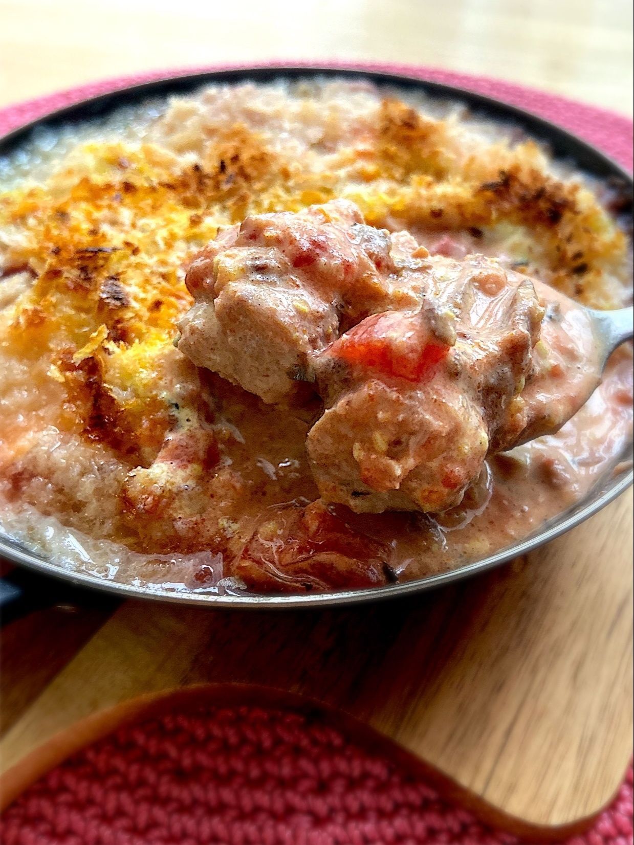 魚焼きグリルで☆さば缶のカレーマヨトマト煮