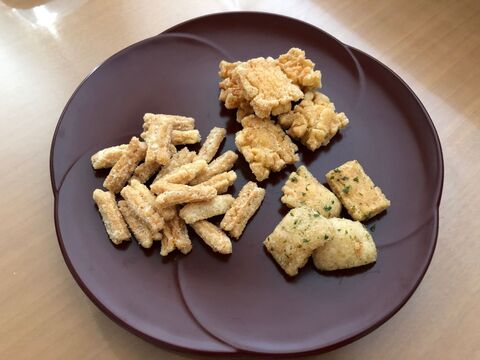 お餅を油で揚げて サクサクチーズ おかき 暮らしニスタ