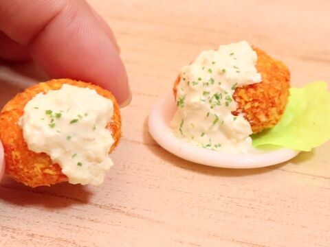 ダイソーのアレをまぶすだけ ミニチュアコロッケの作り方 暮らしニスタ ダイソーのアレをまぶすだけ ミニチュアコロッケの作り方 暮らしニスタ