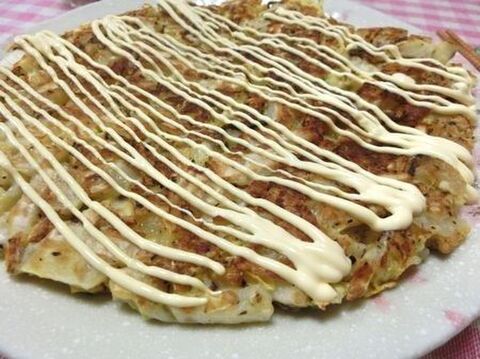 ゆかりマヨが美味すぎ 片栗粉で白菜だけのゆかりお好み焼き 暮らしニスタ ゆかりマヨが美味すぎ 片栗粉で白菜だけのゆかりお好み焼き 暮らしニスタ