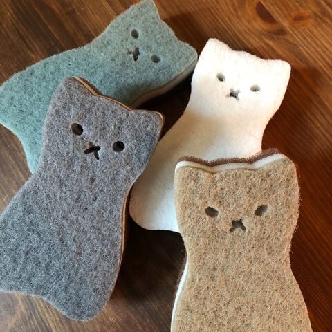 にゃんこ好き必見 スリコで可愛いキッチンスポンジ 暮らしニスタ にゃんこ好き必見 スリコで可愛いキッチンスポンジ 暮らしニスタ