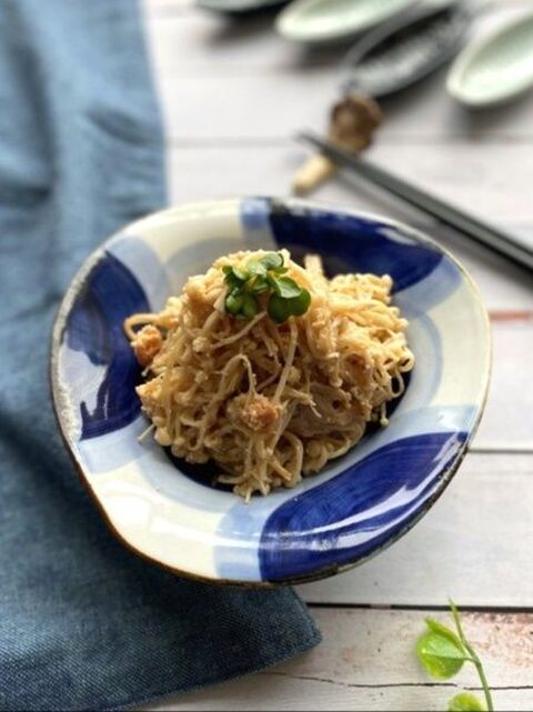 我が家の定番 えのきの明太バター炒め 暮らしニスタ