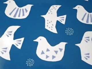北欧風の鳥モチーフが可愛い 青色がお洒落なppトレー 暮らしニスタ