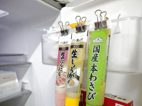 落ちない 揺れない 冷蔵庫のチューブ収納 暮らしニスタ