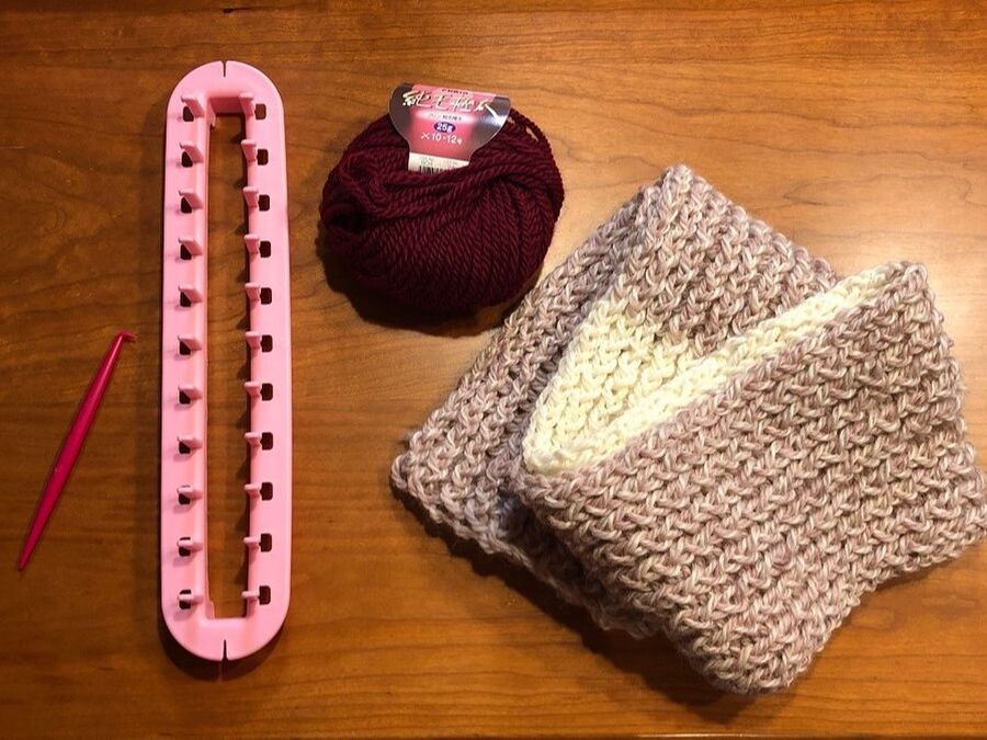 100均ハンドメイド 編み物初心者でも作れた マフラーニットメーカー 暮らしニスタ 100均ハンドメイド 編み物初心者でも作れた マフラーニットメーカー 暮らしニスタ