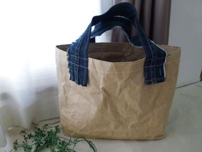 簡単！リサイクル米袋で作るエコバッグ