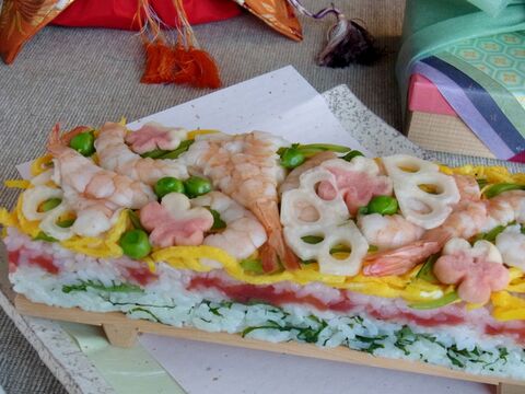 お雛様寿司 押し寿司 暮らしニスタ お雛様寿司 押し寿司 暮らしニスタ