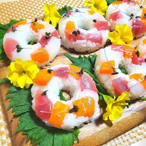 カラフルドーナツ寿司 暮らしニスタ カラフルドーナツ寿司 暮らしニスタ