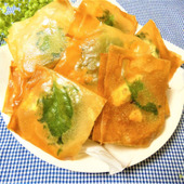 １袋で20個出来ちゃう半分に折るだけ☆簡単春巻き