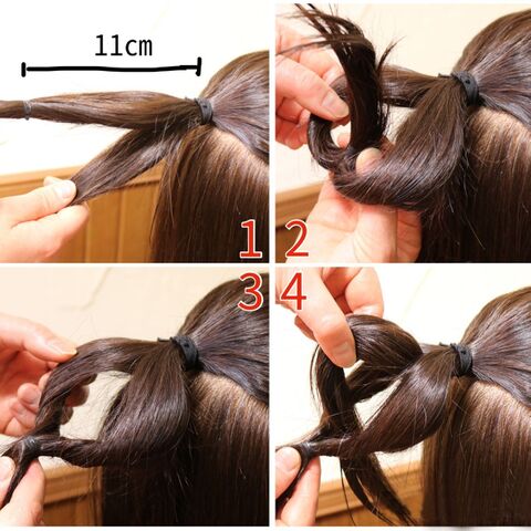 くるりんぱ 2回でリボンヘアー ゴムだけ簡単アレンジ 暮らしニスタ くるりんぱ 2回でリボンヘアー ゴムだけ簡単アレンジ 暮らしニスタ