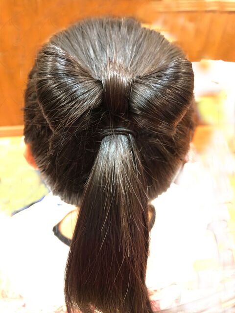 くるりんぱ 2回でリボンヘアー ゴムだけ簡単アレンジ 暮らしニスタ くるりんぱ 2回でリボンヘアー ゴムだけ簡単アレンジ 暮らしニスタ