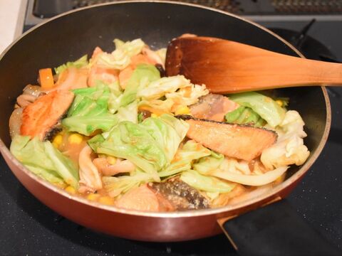 甘めの味噌だれが子供に人気 鮭のちゃんちゃん焼き 暮らしニスタ 甘めの味噌だれが子供に人気 鮭のちゃんちゃん焼き 暮らしニスタ