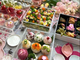 華やかに飾って！おうちで楽しむお花見弁当！