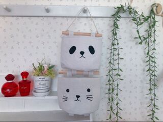 動物フェイスが可愛い ダイソーのつながるウォールポケット 暮らしニスタ 動物フェイスが可愛い ダイソーのつながるウォールポケット 暮らしニスタ