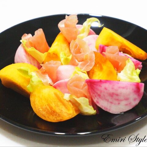 あともう一品 簡単おかず 切って盛ってかけるだけ 柿と蕪のサラダ 暮らしニスタ あともう一品 簡単おかず 切って盛ってかけるだけ 柿と蕪のサラダ 暮らしニスタ