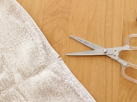 糸くずが出ない タオルウエスの作り方 掃除がどんどんはかどります 暮らしニスタ