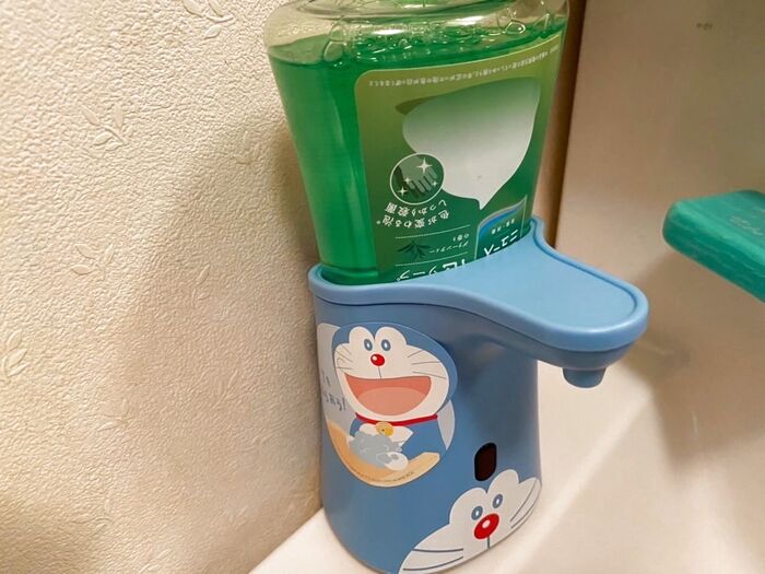 ＊子どもが楽しんで手洗い＊ノータッチ泡ハンドソープ