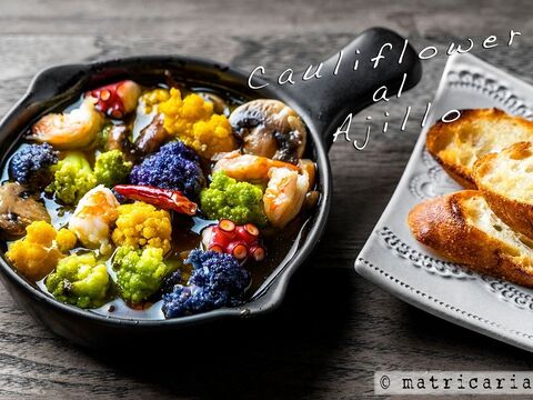 カラフルカリフラワーで作る よくばりアヒージョ ワインとバゲットをお忘れなく 暮らしニスタ