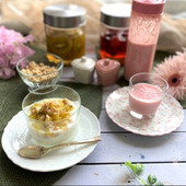 便秘解消にも!キウィといちごの酢漬け 